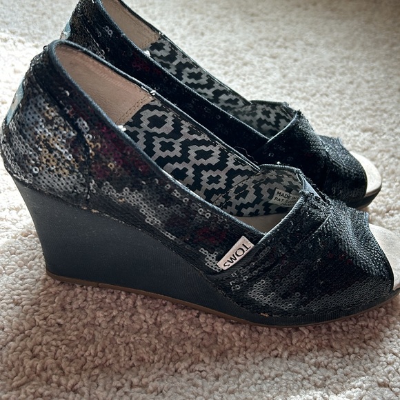 Sequin wedges - Picture 2 of 6